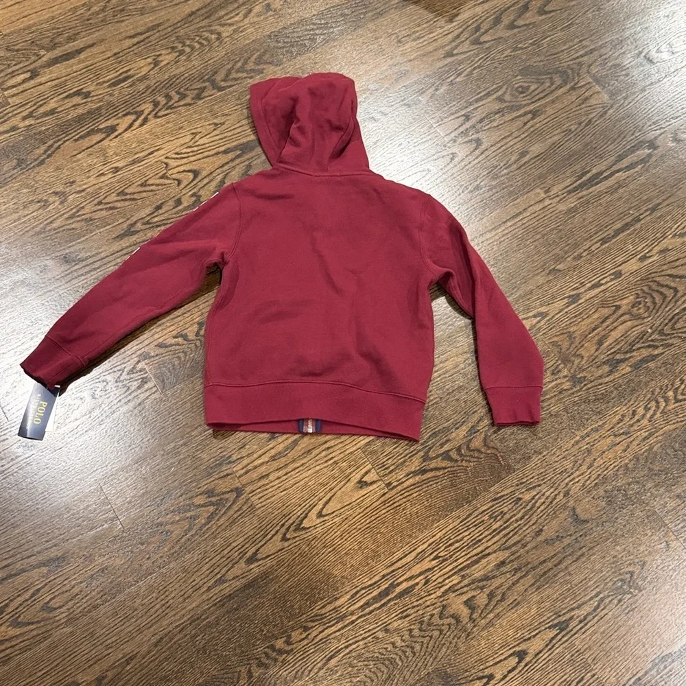 Polo by Ralph Lauren Logo Fleece Full-Zip Kids Hoodie Size S (8)